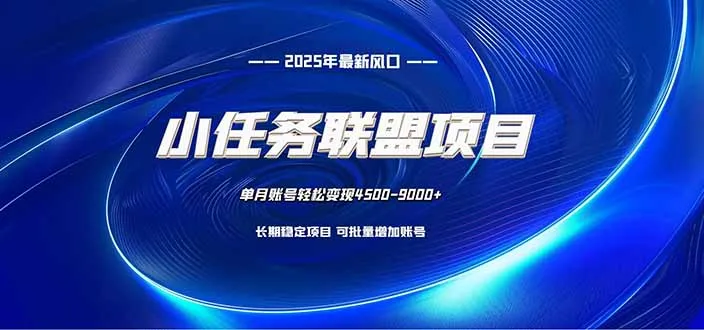 小任务联盟项目：一台电脑每天只需10分钟，轻松简单稳定-网赚项目资源库