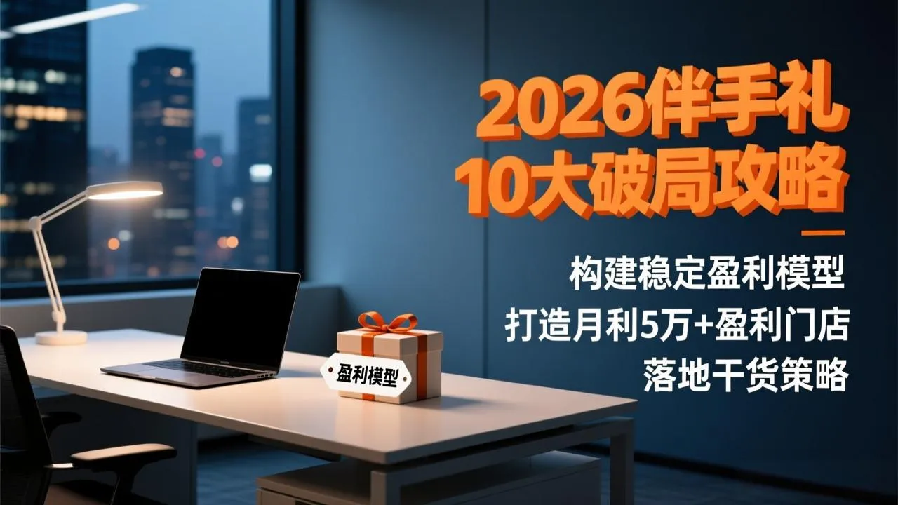 2026年伴手礼盈利秘籍：构建稳定模型，月赚5万+门店策略-网赚项目资源库