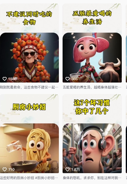 b708f00954d8d83ed32f3248d6083650.jpeg 养生赛道又出新玩法,AI动画养生实操不违规,涨粉贼猛,小白也能学会