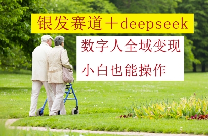 银发赛道+DeepSeek数字人全域变现，新手也能轻松上手-网赚项目资源库