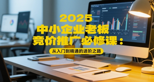 2025年中小企业老板必修竞价推广课程：精通进阶之路-网赚项目资源库