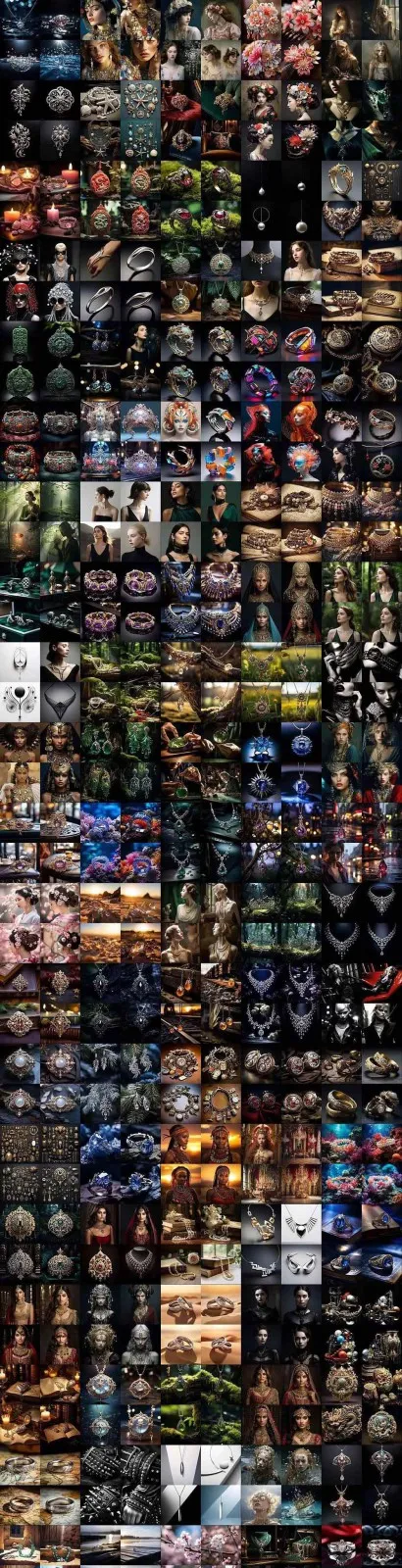 图片[9]-463个Midjourney珠宝摄影提示词：覆盖全品类，AI设计秒出专业效果-网赚项目资源库