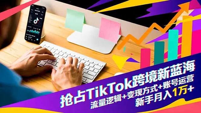 TikTok跨境新机遇：流量策略、盈利途径与账号管理，新手月入过万指南-网赚项目资源库