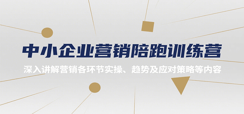 中小企业营销陪跑训练营：实操、趋势与应对策略深度解析-网赚项目资源库
