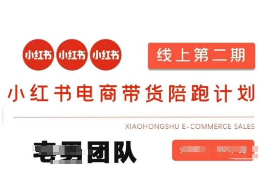 小红书电商带货课程2期：月利润20万的电商秘籍，含货源、无货源、虚拟产品及付费投流策略-网赚项目资源库