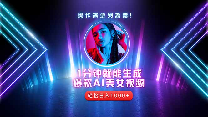 2025年AI短视频副业：零基础打造爆款账号-网赚项目资源库