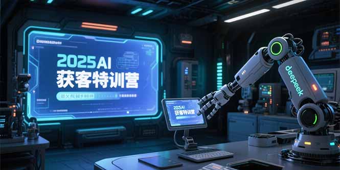 2025AI获客特训营：掌握AI图文视频全制作，深度解析deepseek工具实操技巧-网赚项目资源库