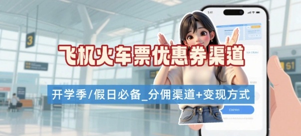 开学季学生省钱攻略：机票火车票优惠申请全指南-网赚项目资源库