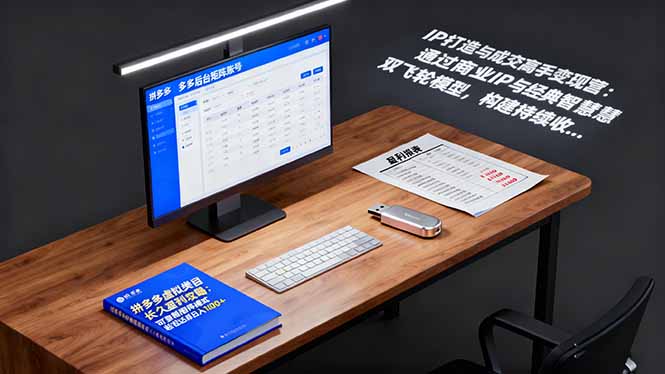 打造商业IP与成交高手变现营：双飞轮模型助力持续盈利-网赚项目资源库