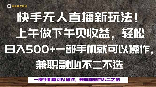 手机赚钱技巧：轻松日入500+，上午操作下午收益-网赚项目资源库