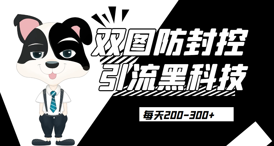 揭秘：300元双图防封控引流黑科技-网赚项目资源库